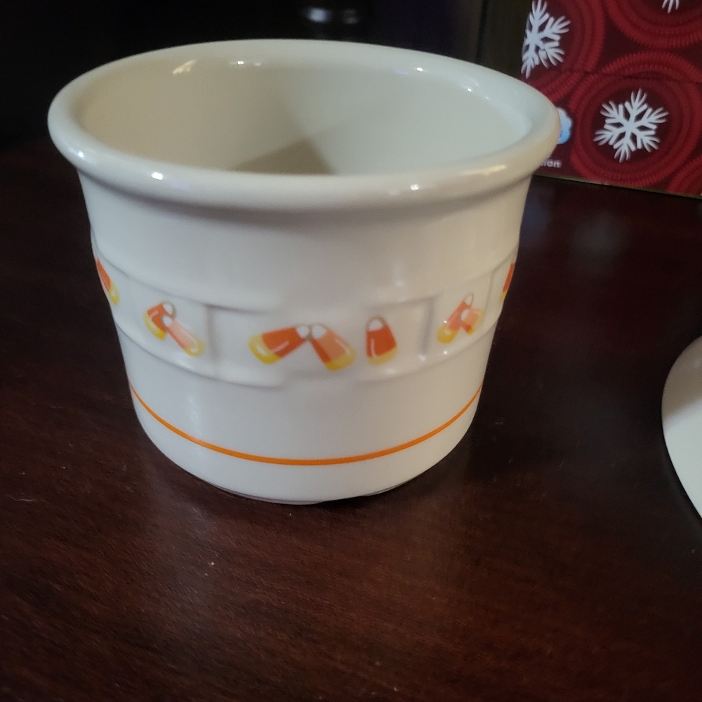 Longaberger Candy Corn Accent Pottery - Picture 2 of 6
